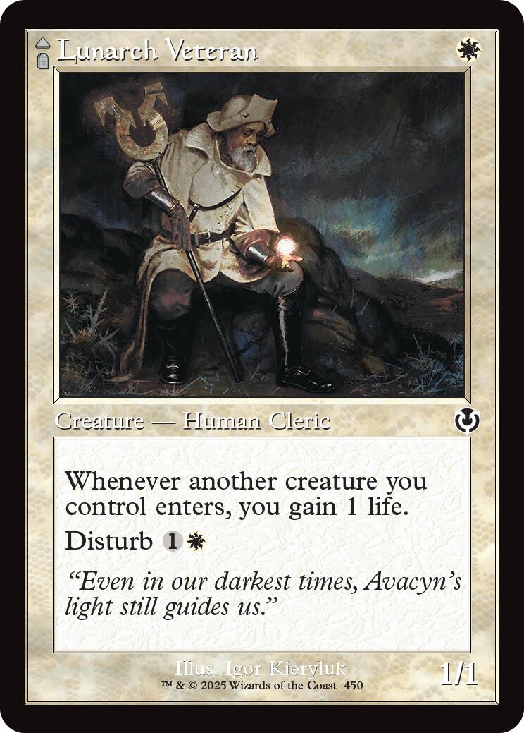 Lunarch Veteran // Luminous Phantom (Retro Frame) [Innistrad Remastered] | Webway Games