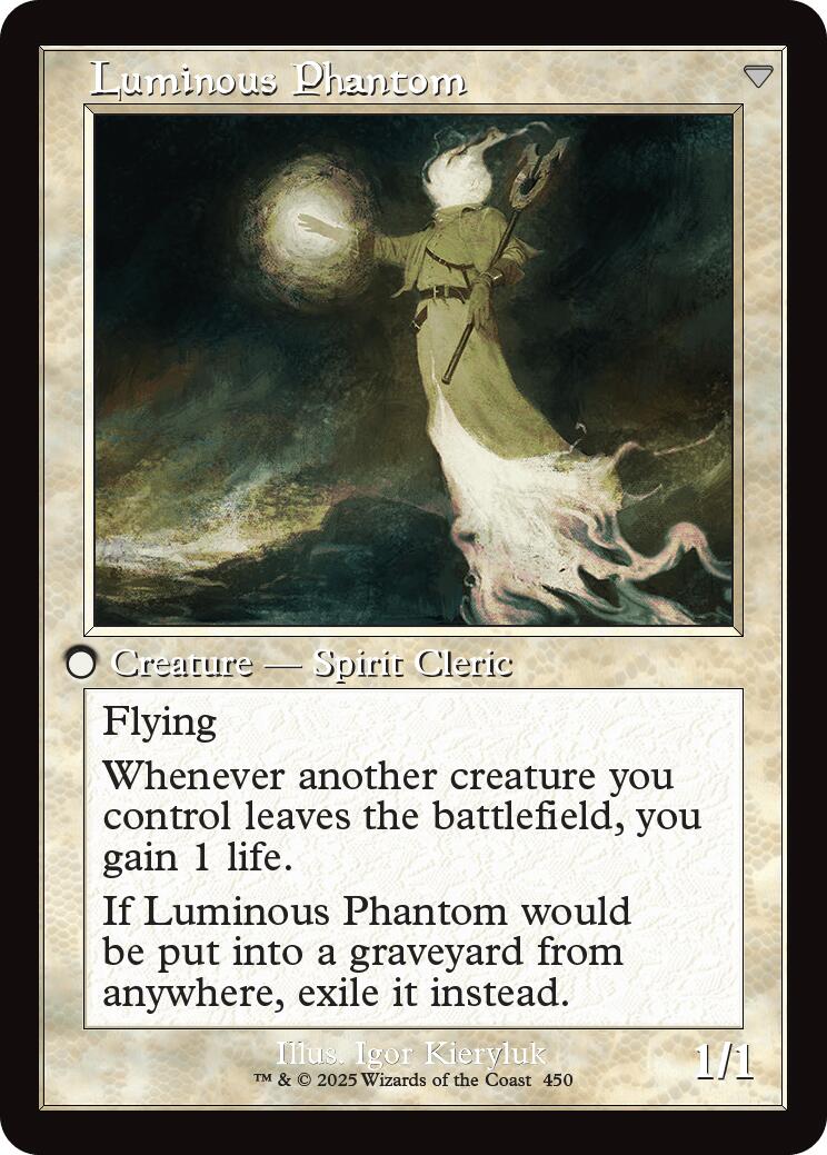 Lunarch Veteran // Luminous Phantom (Retro Frame) [Innistrad Remastered] | Webway Games