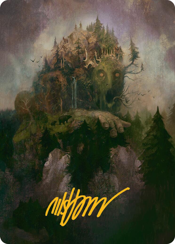 Cultivator Colossus Art Card (Gold-Stamped Signature) [Innistrad Remastered Art Series] | Webway Games