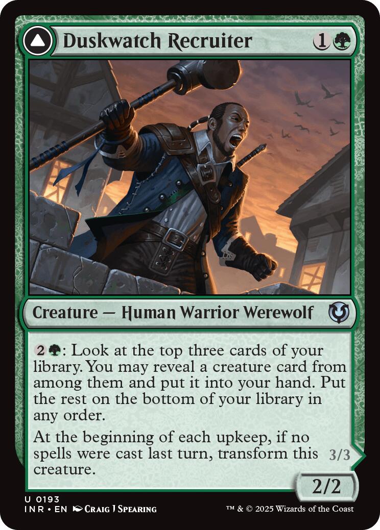 Duskwatch Recruiter // Krallenhorde Howler [Innistrad Remastered] | Webway Games