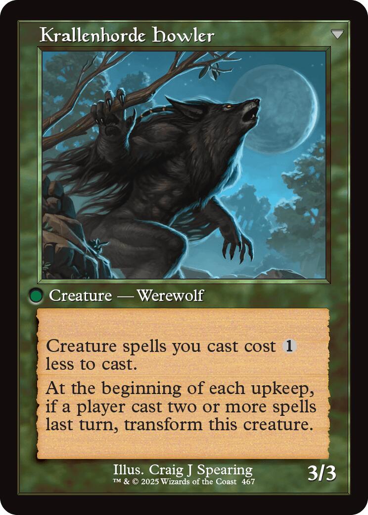 Duskwatch Recruiter // Krallenhorde Howler (Retro Frame) [Innistrad Remastered] | Webway Games