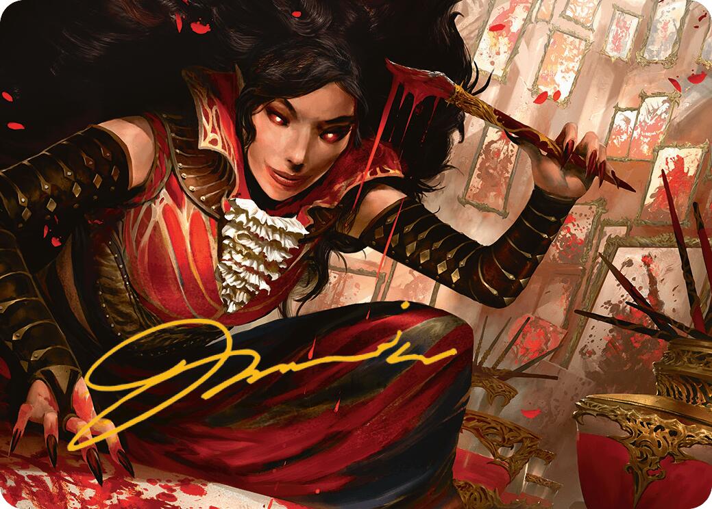 Blood Artist Art Card (Gold-Stamped Signature) [Innistrad Remastered Art Series] | Webway Games