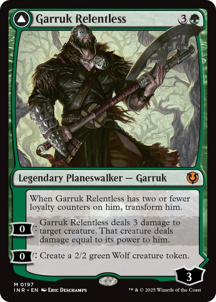 Garruk Relentless // Garruk, the Veil-Cursed [Innistrad Remastered] | Webway Games