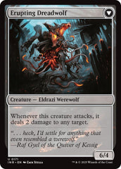 Smoldering Werewolf // Erupting Dreadwolf [Innistrad Remastered] | Webway Games