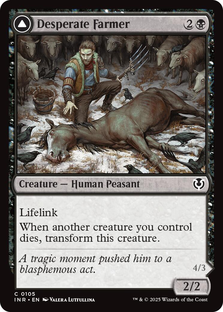 Desperate Farmer // Depraved Harvester [Innistrad Remastered] | Webway Games