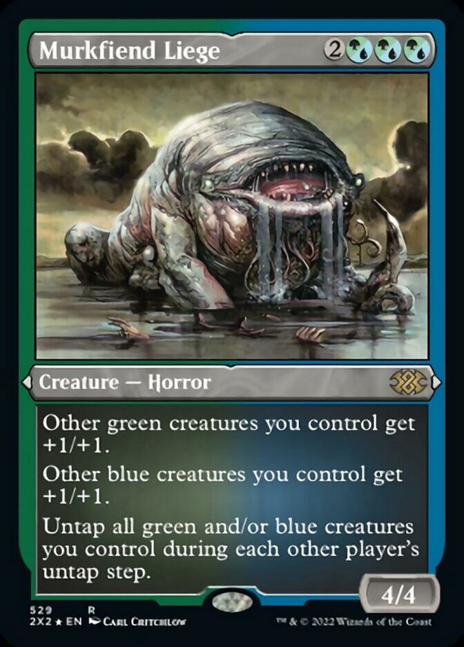 Murkfiend Liege (Foil Etched) [Double Masters 2022] | Webway Games