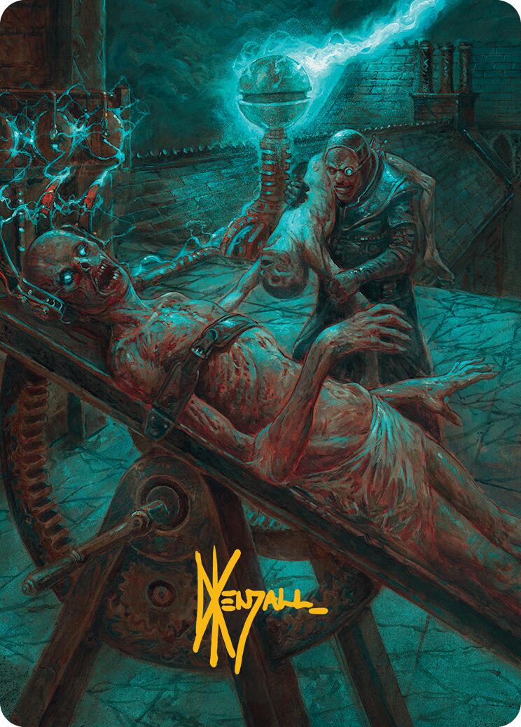 Rooftop Storm Art Card (Gold-Stamped Signature) [Innistrad Remastered Art Series] | Webway Games