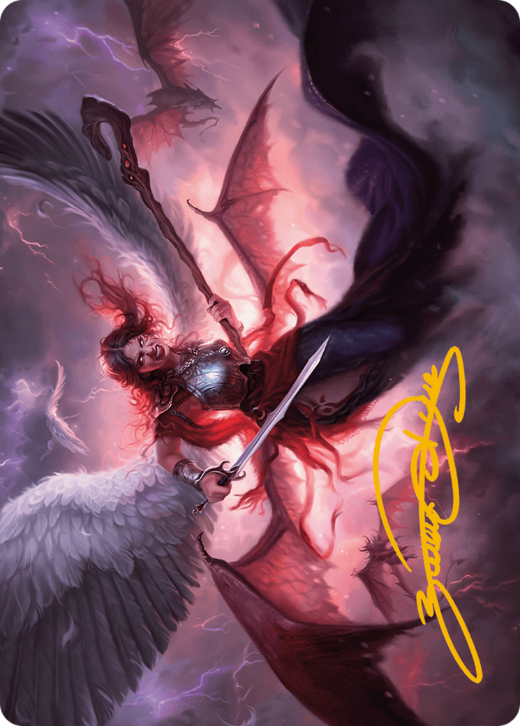 Kaalia of the Vast Art Card (Gold-Stamped Signature) [Modern Horizons 3 Art Series] | Webway Games