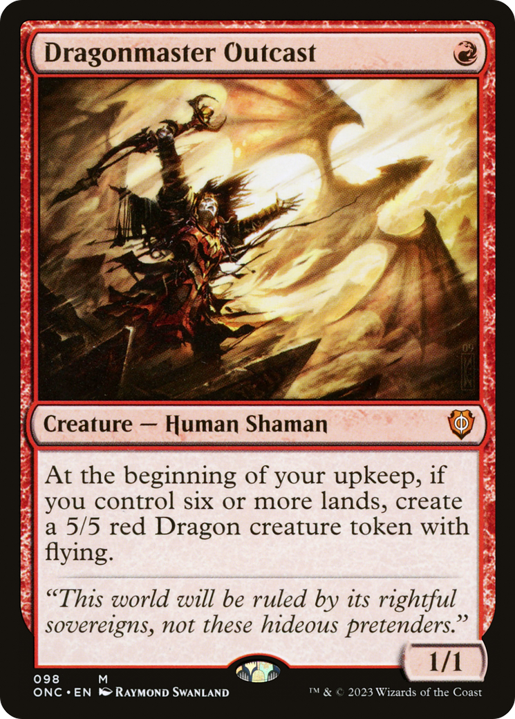 Dragonmaster Outcast [Phyrexia: All Will Be One Commander] | Webway Games