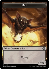 Treasure // Bat Double-Sided Token [Outlaws of Thunder Junction Tokens] | Webway Games