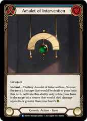 Amulet of Intervention [EVR180] (Everfest)  1st Edition Cold Foil | Webway Games