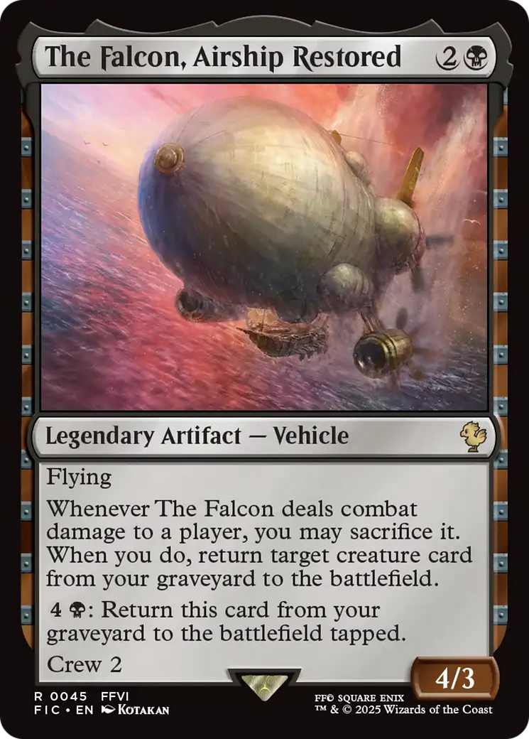 The Falcon, Airship Restored [FINAL FANTASY Commander] | Webway Games