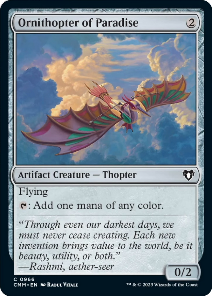 Ornithopter of Paradise [Commander Masters] | Webway Games