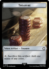 Treasure (0018) // Thopter Double-Sided Token [Fallout Tokens] | Webway Games