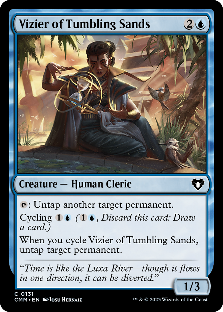 Vizier of Tumbling Sands [Commander Masters] | Webway Games