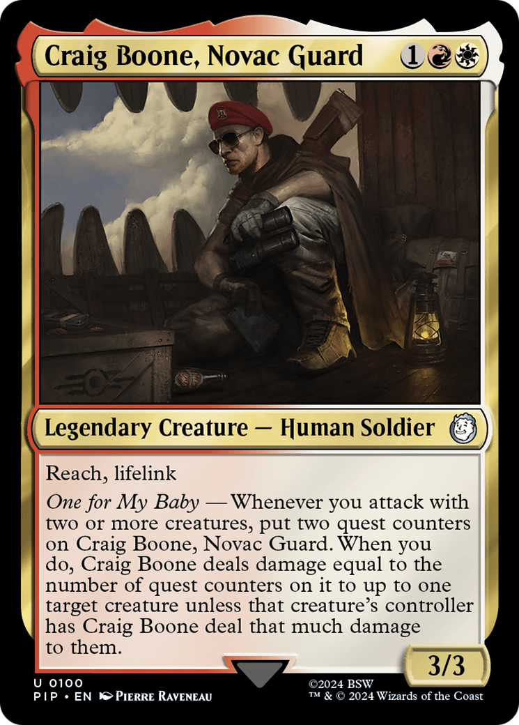 Craig Boone, Novac Guard [Fallout] | Webway Games