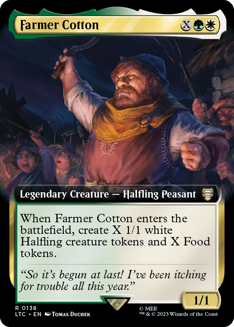 Farmer Cotton (Extended Art) [The Lord of the Rings: Tales of Middle-Earth Commander] | Webway Games