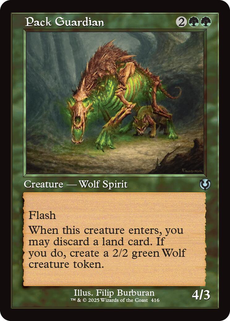 Pack Guardian (Retro Frame) [Innistrad Remastered] | Webway Games