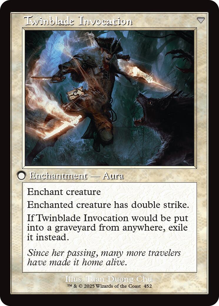 Twinblade Geist // Twinblade Invocation (Retro Frame) [Innistrad Remastered] | Webway Games
