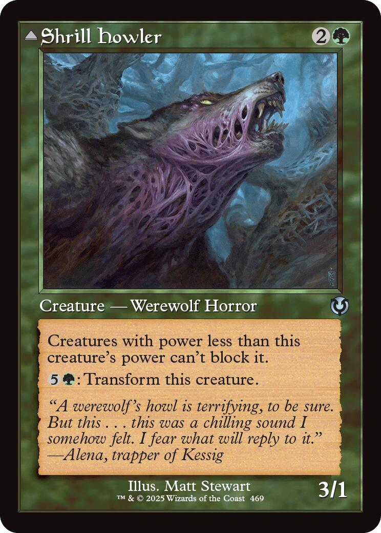 Shrill Howler // Howling Chorus (Retro Frame) [Innistrad Remastered] | Webway Games
