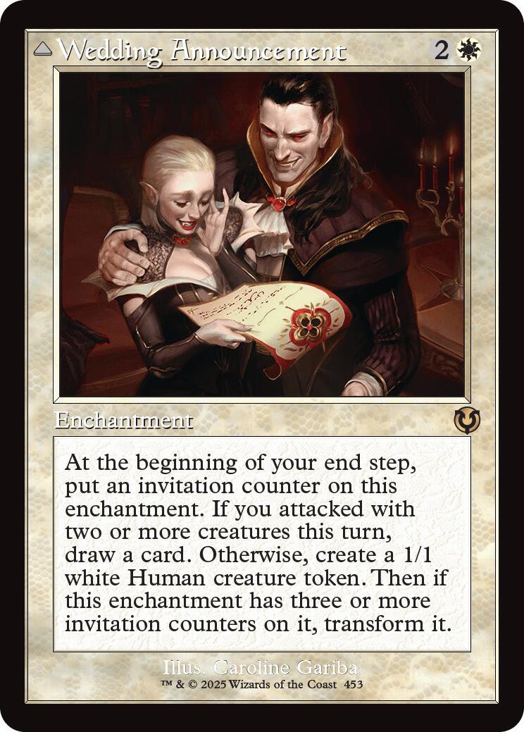 Wedding Announcement // Wedding Festivity (Retro Frame) [Innistrad Remastered] | Webway Games