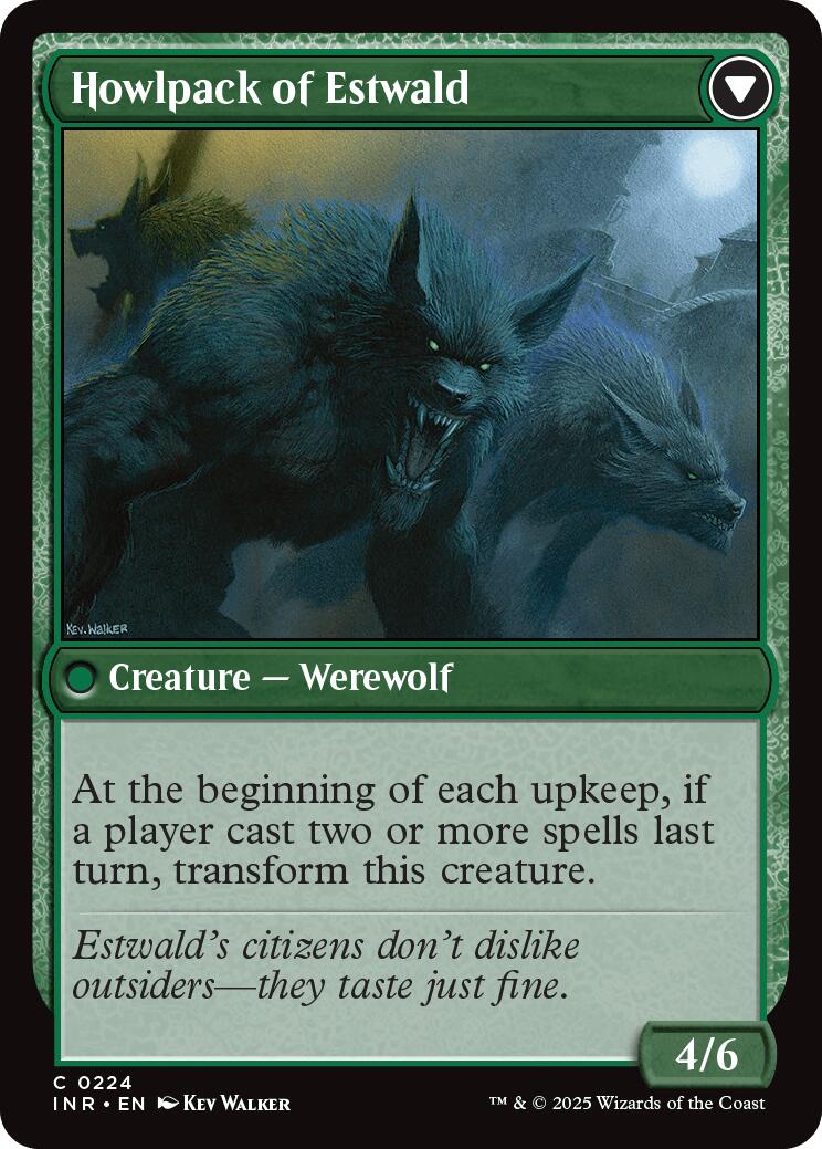 Villagers of Estwald // Howlpack of Estwald [Innistrad Remastered] | Webway Games