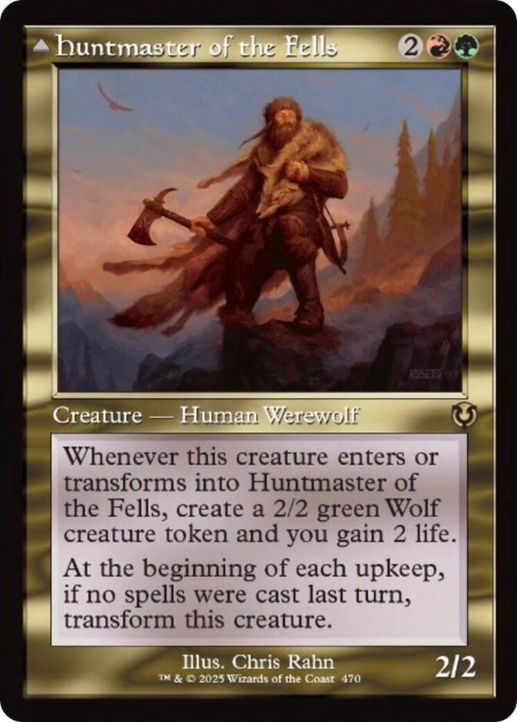 Huntmaster of the Fells // Ravager of the Fells (Retro Frame) [Innistrad Remastered] | Webway Games