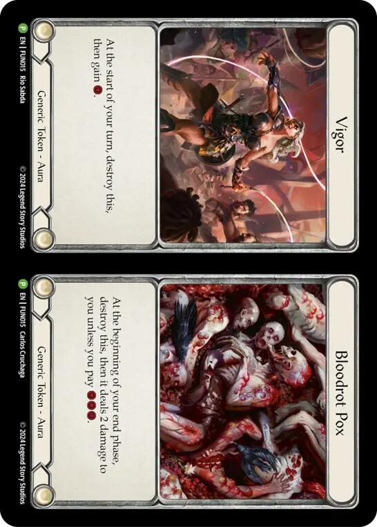 Cracker Bauble // Vigor and Bloodrot Pox [LGS360-FUN015] (Promo) | Webway Games