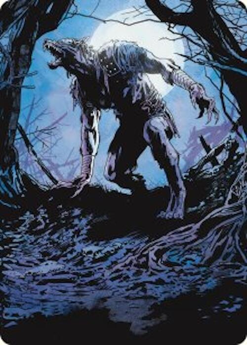 Krallenhorde Howler Art Card [Innistrad Remastered Art Series] | Webway Games
