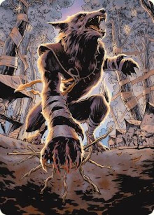 Arlinn, Embraced by the Moon Art Card [Innistrad Remastered Art Series] | Webway Games