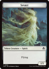 Spirit // Human (0002) Double-Sided Token [Innistrad Remastered Tokens] | Webway Games