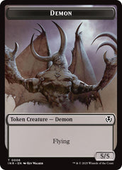 Demon // Human Cleric Double-Sided Token [Innistrad Remastered Tokens] | Webway Games
