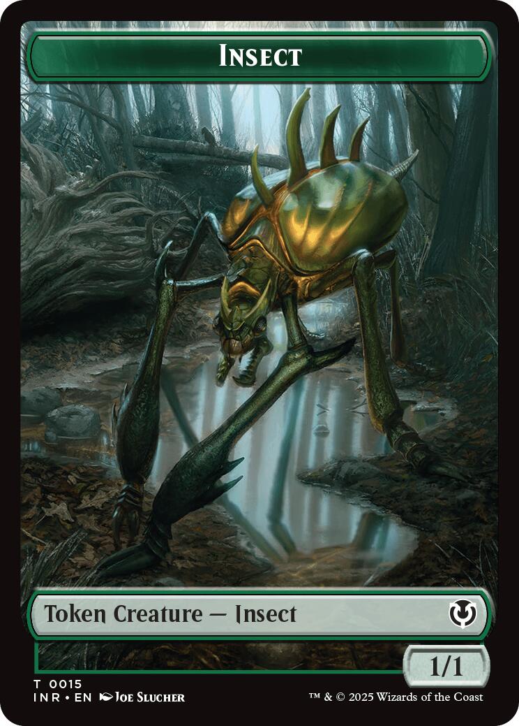 Insect // Spider Double-Sided Token [Innistrad Remastered Tokens] | Webway Games