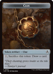 Clue // Eldrazi Horror Double-Sided Token [Innistrad Remastered Tokens] | Webway Games