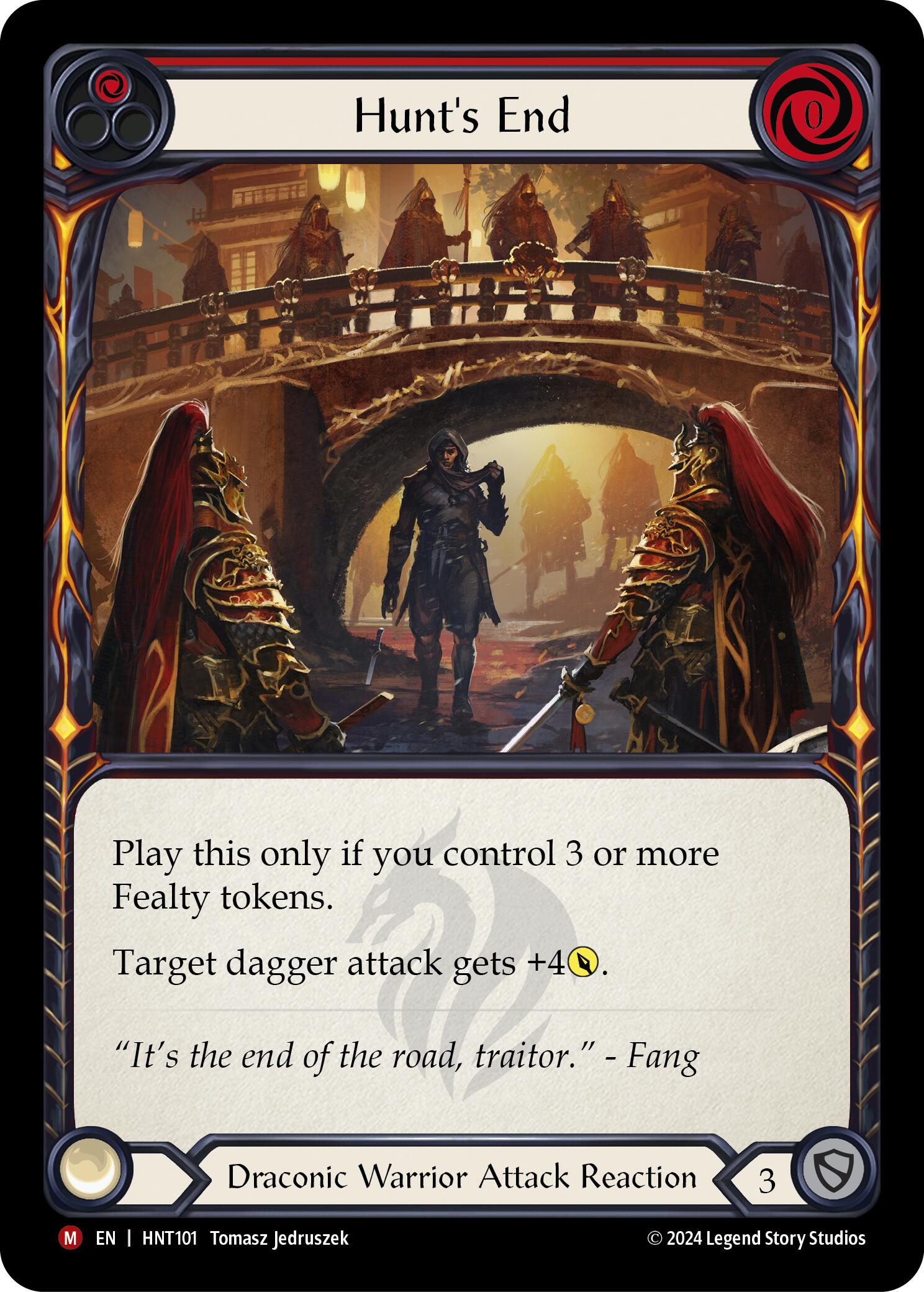Hunt's End [HNT101] (The Hunted)  Rainbow Foil | Webway Games