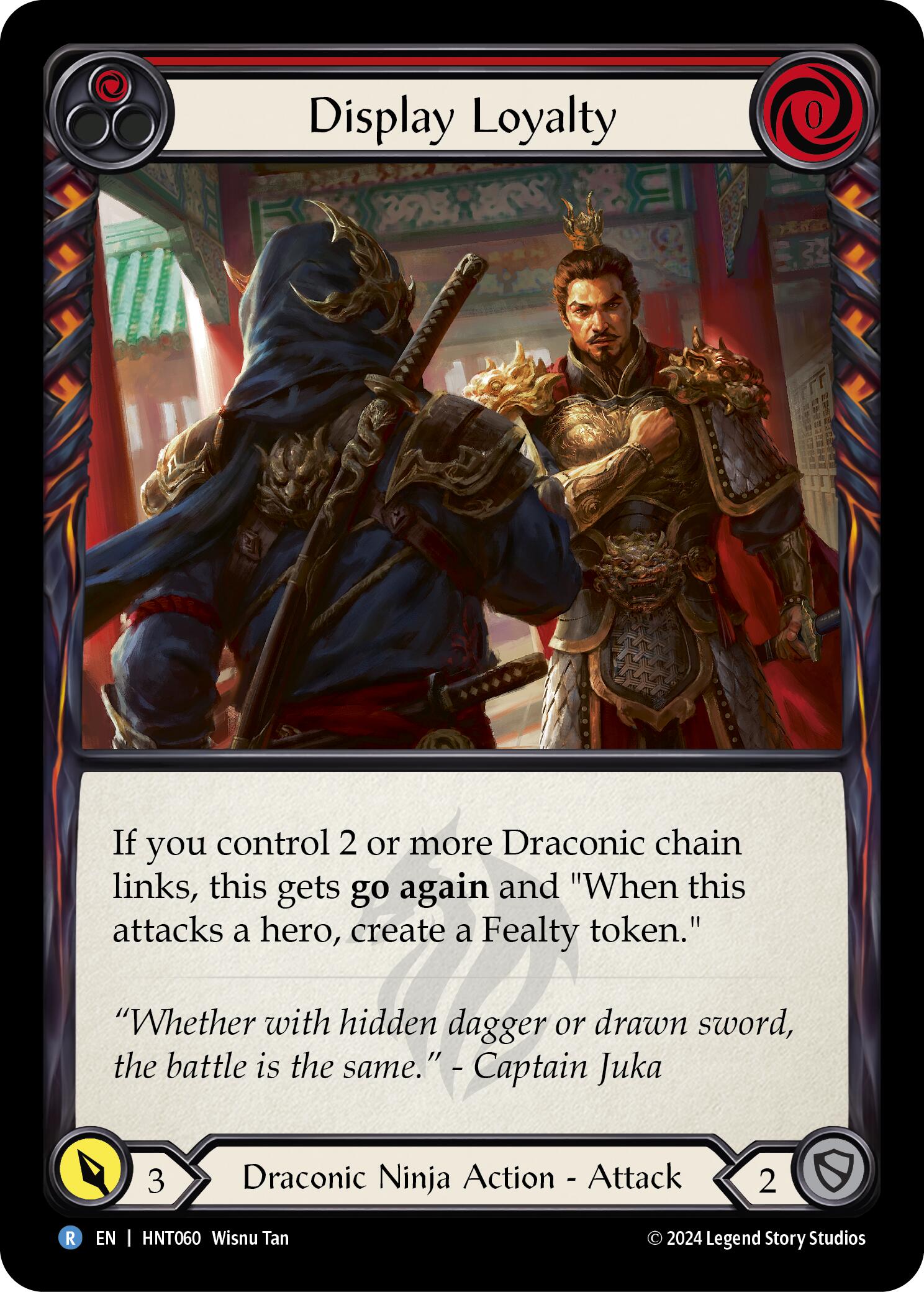 Display Loyalty (Red) [HNT060] (The Hunted) | Webway Games