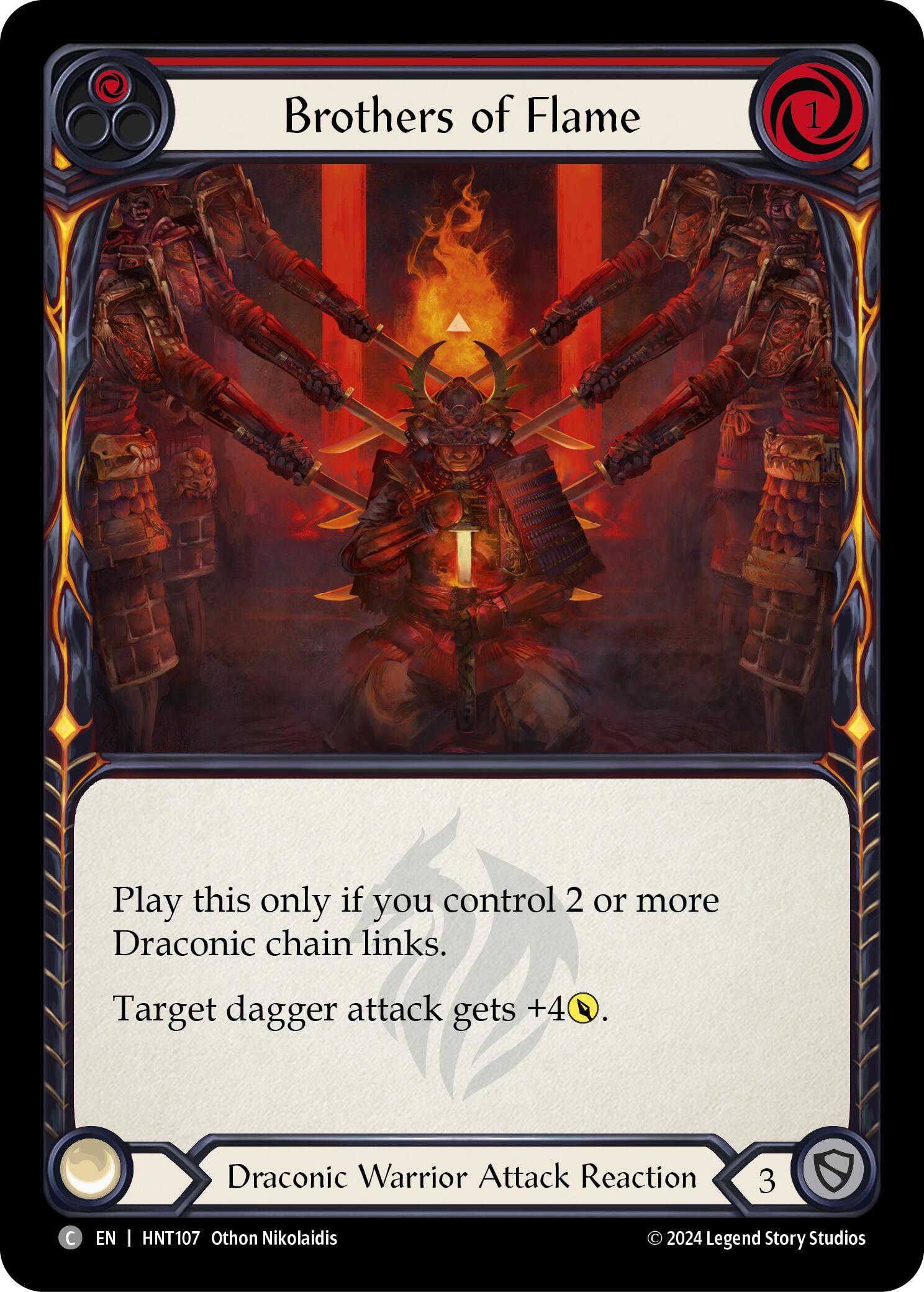 Brothers of Flame (Red) [HNT107] (The Hunted) | Webway Games