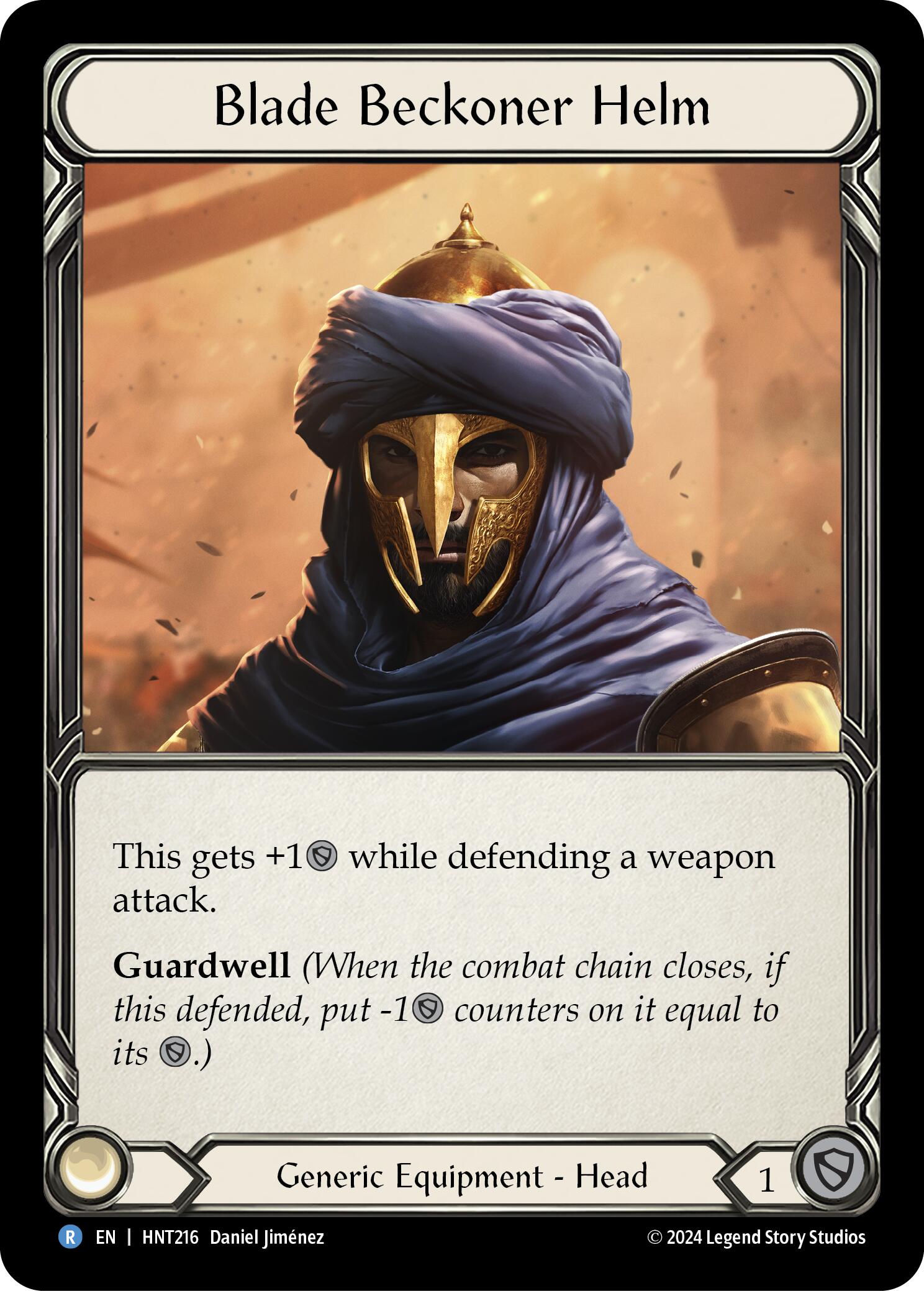 Blade Beckoner Helm [HNT216] (The Hunted)  Cold Foil | Webway Games