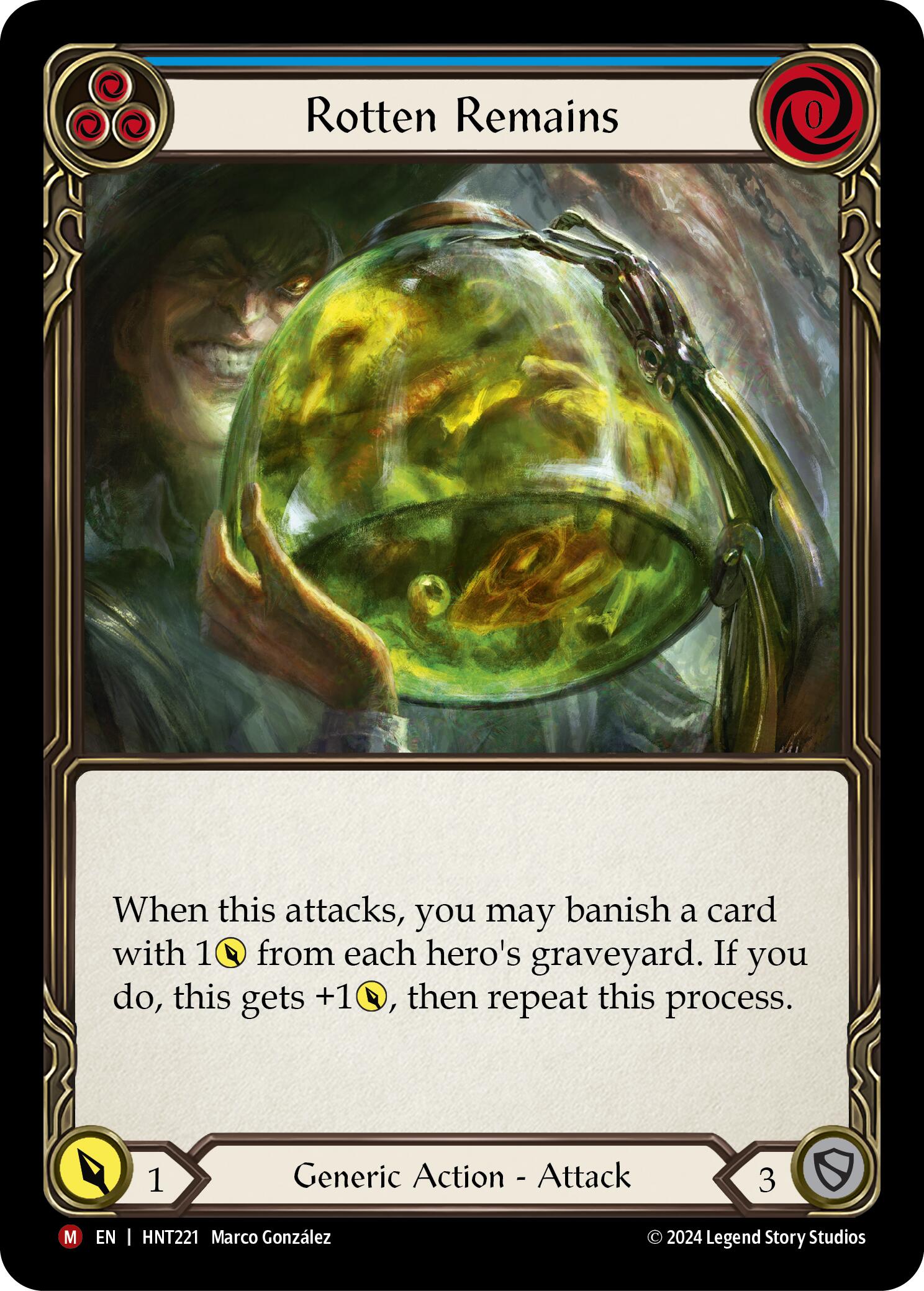Rotten Remains [HNT221] (The Hunted)  Rainbow Foil | Webway Games