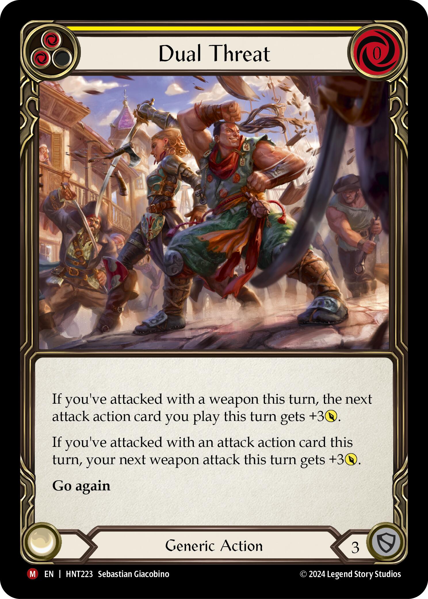 Dual Threat [HNT223] (The Hunted)  Rainbow Foil | Webway Games