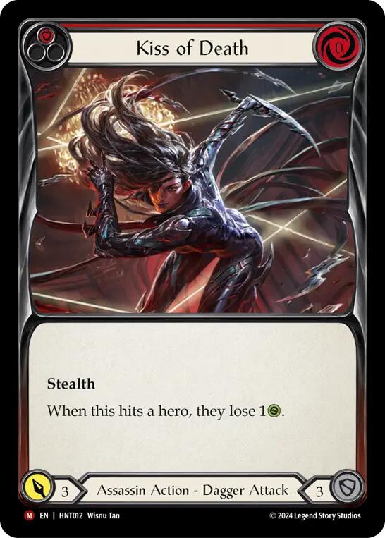 Kiss of Death [HNT012] (The Hunted)  Rainbow Foil | Webway Games
