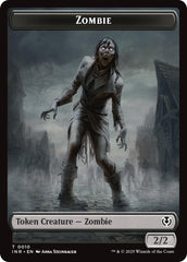 Zombie (0010) // Blood Double-Sided Token [Innistrad Remastered Tokens] | Webway Games