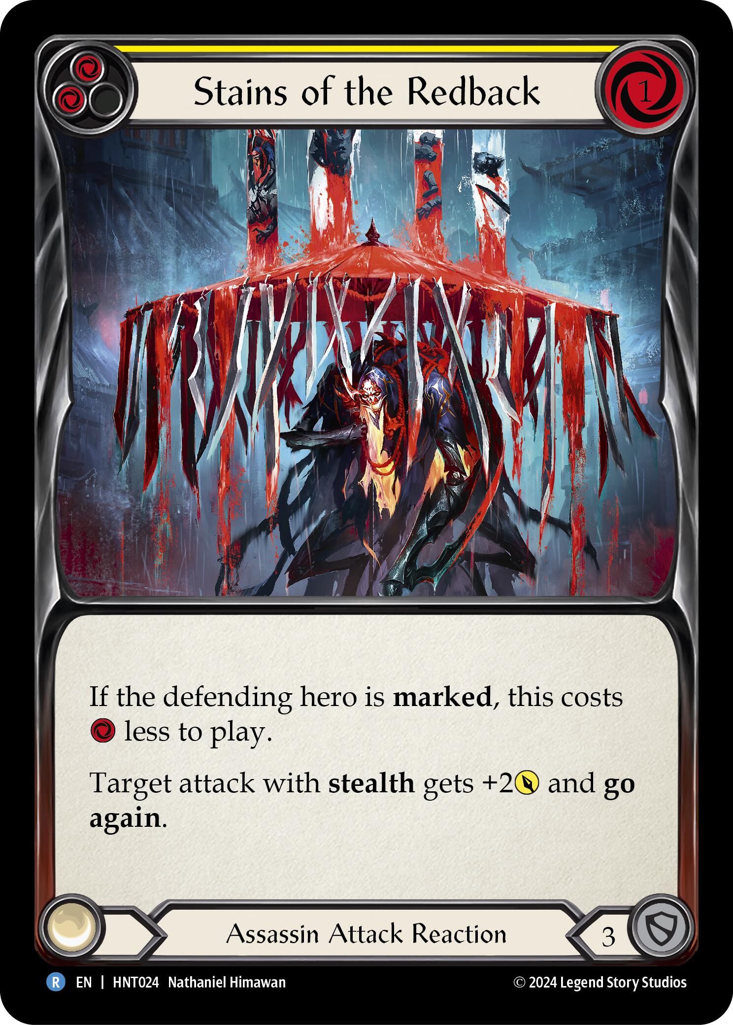 Stains of the Redback (Yellow) [HNT024] (The Hunted) | Webway Games