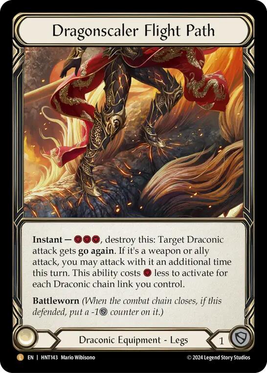 Dragonscaler Flight Path [HNT143] (The Hunted)  Rainbow Foil | Webway Games