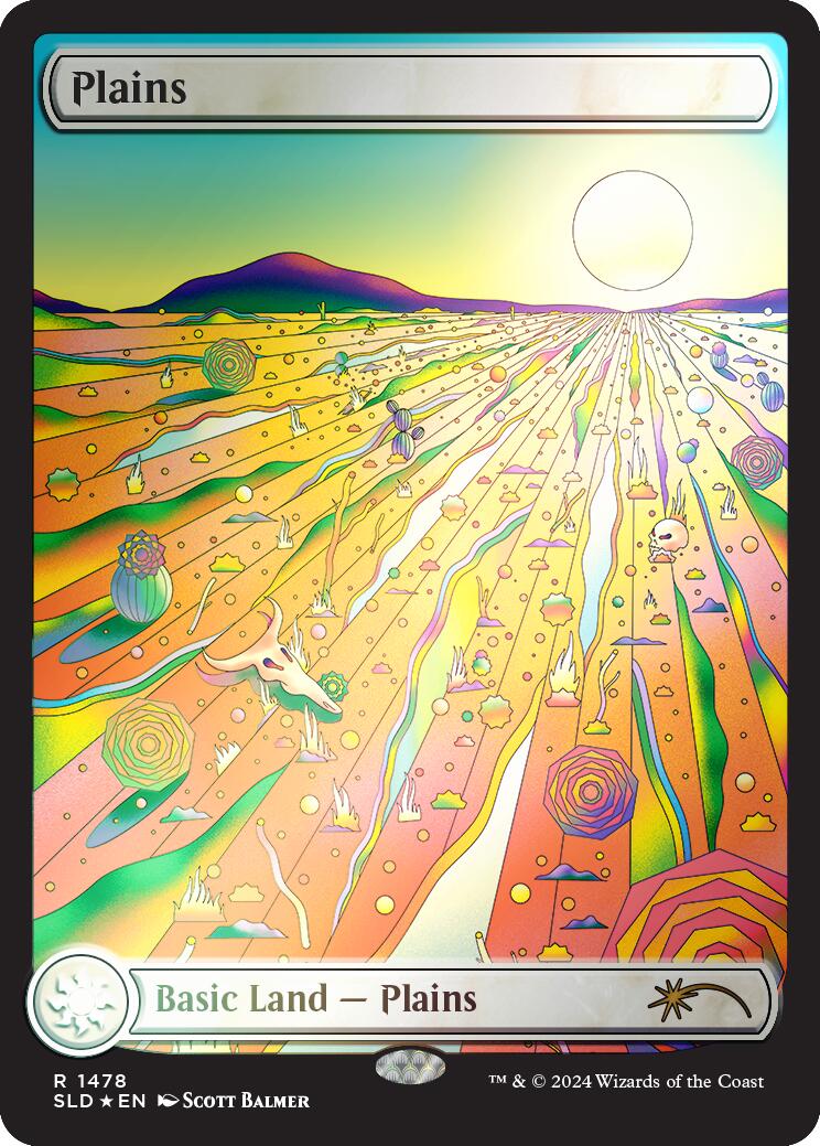 Plains (1478) (Rainbow Foil) [Secret Lair Drop Series] | Webway Games