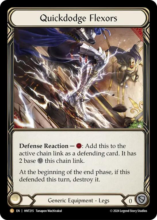 Quickdodge Flexors [HNT215] (The Hunted)  Rainbow Foil | Webway Games