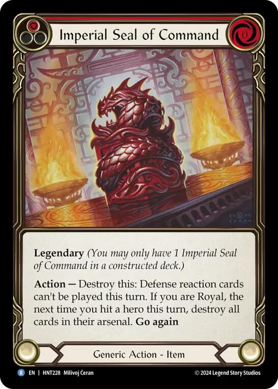 Imperial Seal of Command [HNT228] (The Hunted)  Rainbow Foil | Webway Games