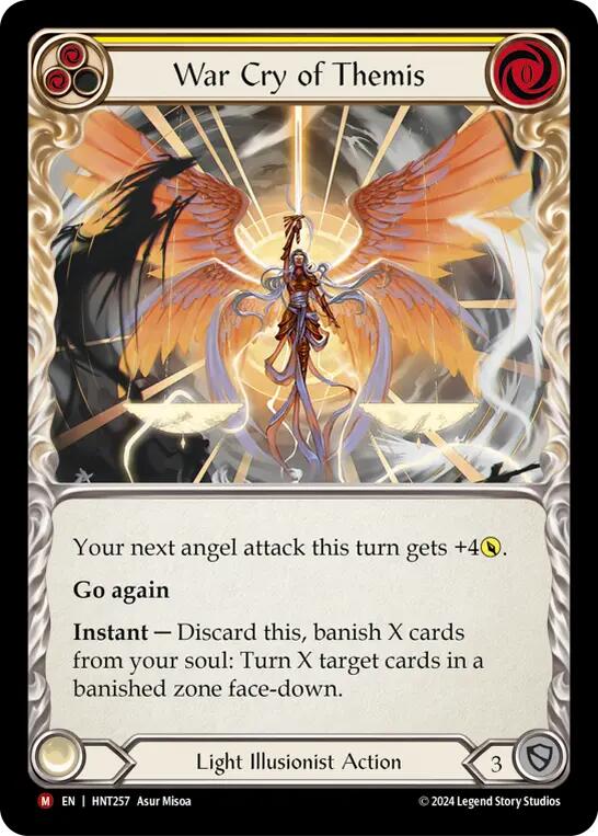 War Cry of Themis [HNT257] (The Hunted)  Rainbow Foil | Webway Games