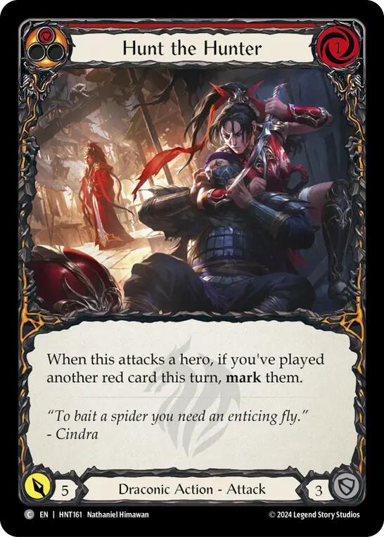 Hunt the Hunter [HNT161] (The Hunted)  Rainbow Foil | Webway Games