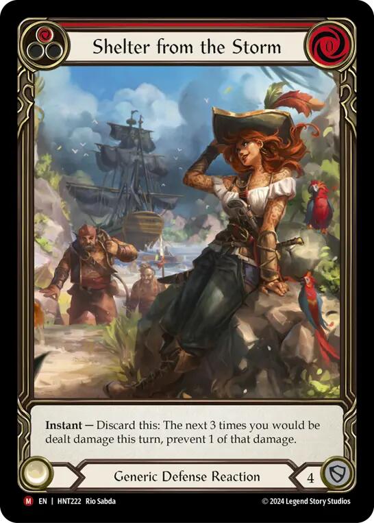 Shelter from the Storm (Extended Art) [HNT222] (The Hunted)  Rainbow Foil | Webway Games